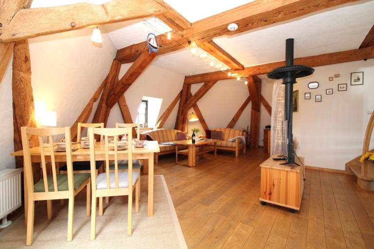 Brunshauptener Mühle WE 6: urige und gemütliche 3-Zimmer-Fewo in einer Mühle — photo 3