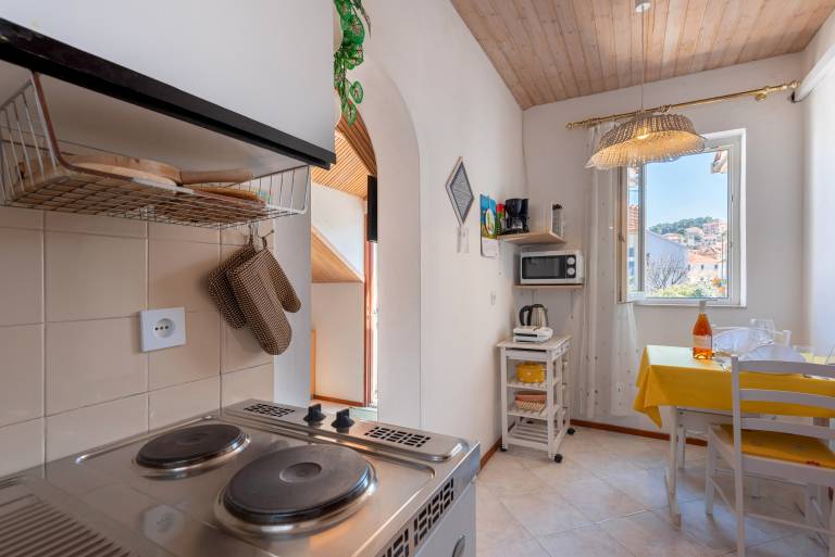 Studio flat with balcony Jelsa, Hvar (AS-11319-b) — photo 2