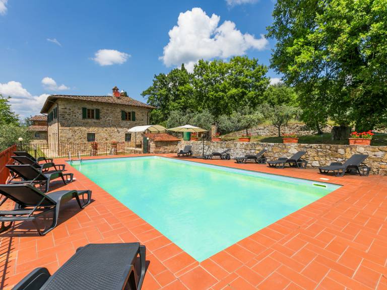 Ferienhaus in Arezzo, Pieve A Presciano f&uuml;r max. 16 Personen, 