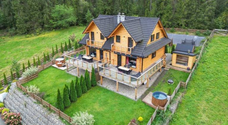 Domek w stylu alpejskim Falsztyn