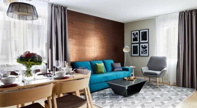 Apartment with terrace & yard in See