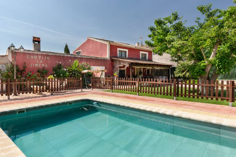Vacation home with terrace, private pool & garden | Garden view in Murcia