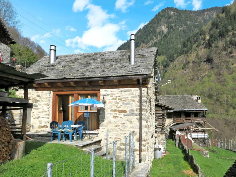 Ferienhaus in Malvaglia, Semione für max. 4 Gäste