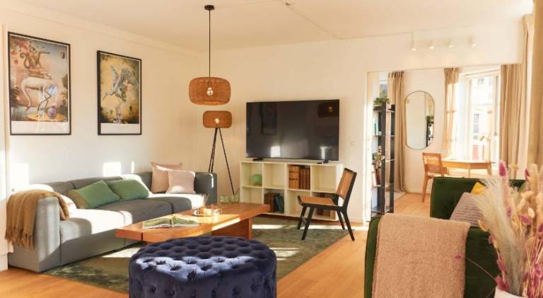 Stunning 2 BR Home on Nyhavn with Private Balcony in Copenhagen