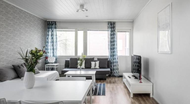 Rental apartment with terrace & garden in Joensuu