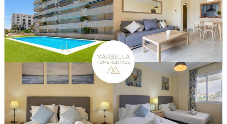 MARBELLA HOME RENTALS - Marina Banus, Puerto Banus, Cozy 2BR, parking & pool in Marbella