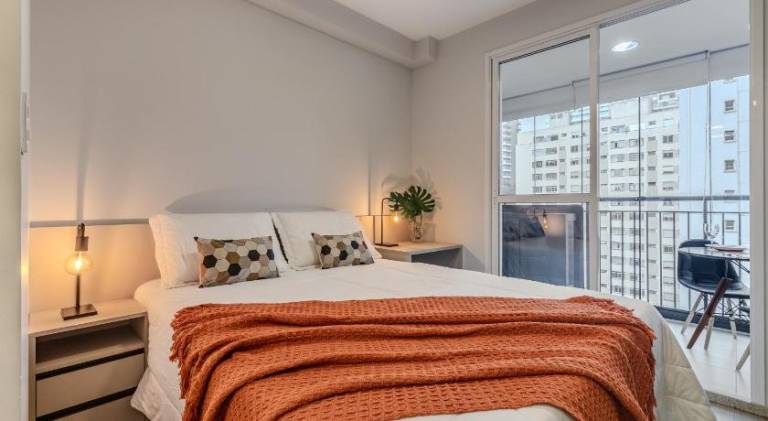 Rental apartment with pool, terrace & yard | Pet-friendly in Paulista