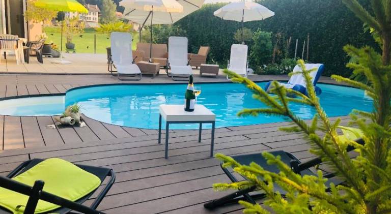 Villa with pool, garden & terrace | Perfect for remote work in Fribourg