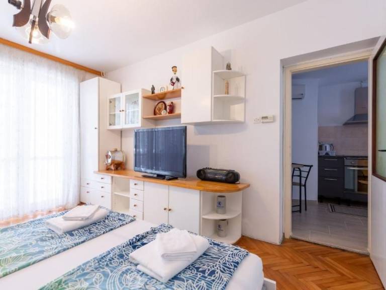Wohnung in Lucija mit Garten — photo 3