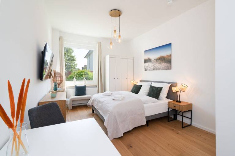Stilvolles Strandapartment für Zwei + Hund in bester Lage in Groemitz