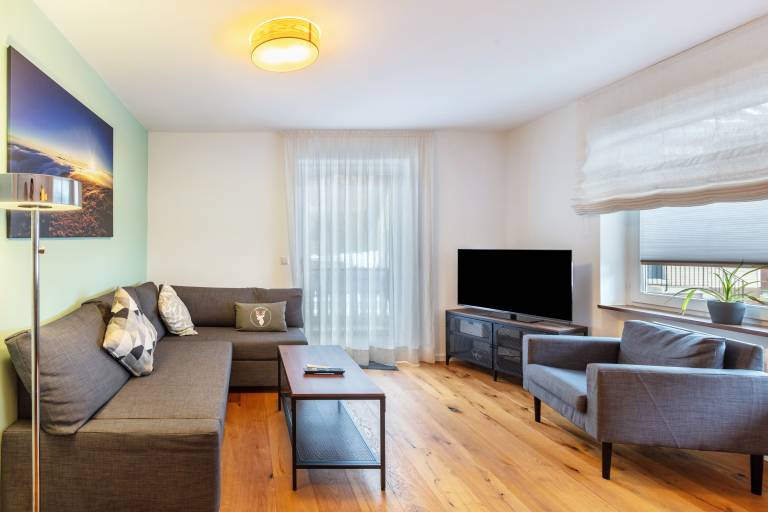 Charming Neuenweg Apartment with Mountain Views and Two Balconies in Loerrach