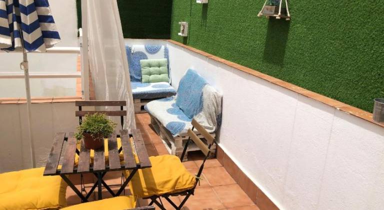 Rental apartment with terrace in Málaga