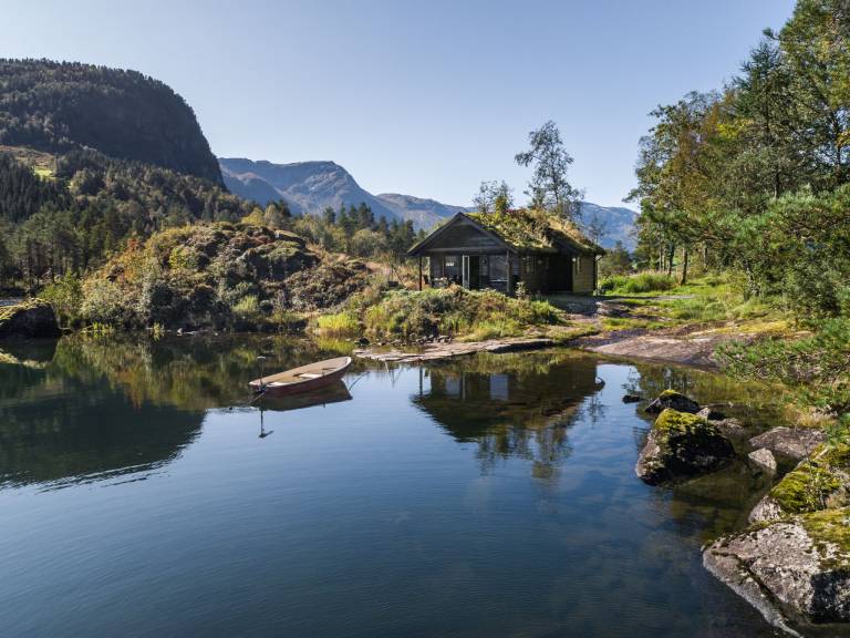 Ferienhaus mit Hund in Gaular, Norwegen für max. 6 Gäste