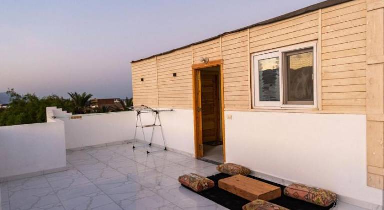 Sea and Mountain View Rooftop Chalet in Dahab