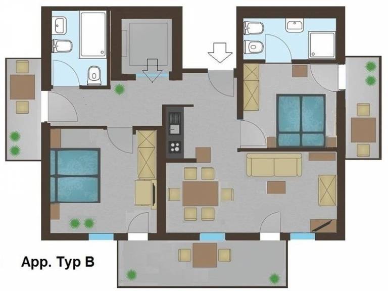 Ferienwohnung in Stern für max. 4 Gäste
