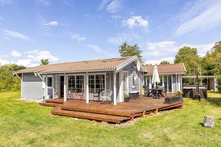 Ferienhaus mit Hund in Helberskov Strand, Als Odde für max. 8 Gäste