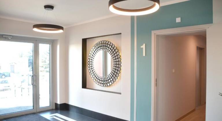Apartament z hotelowymi udogodnieniami Krynki