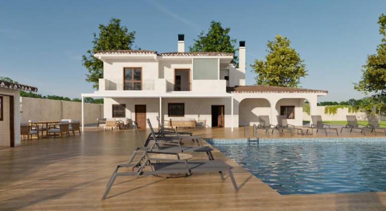 Spacious villa with hot tub, sauna & pool | Pets allowed in Manises