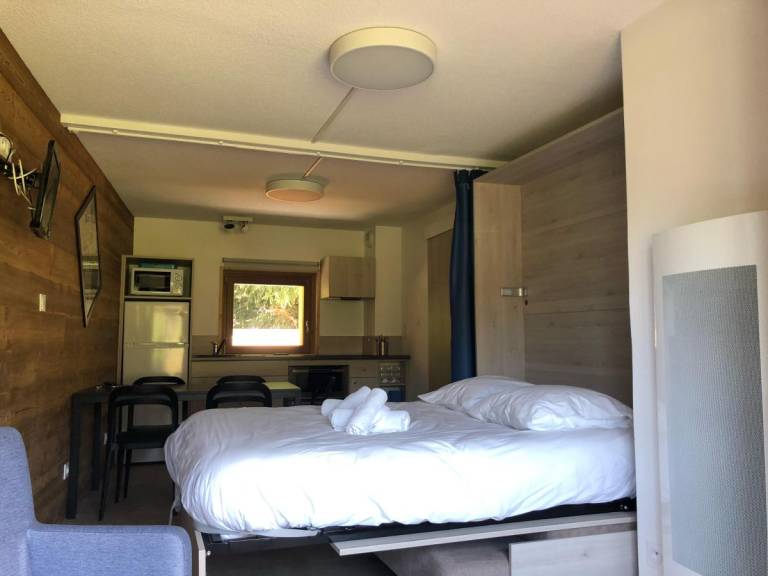 Swimming pool, sauna, hammam, parking, tv, ski locker, 25m², Saint-Léger-les-Mélèzes — photo 3