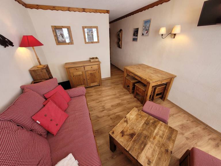 Jolie studio étage élevé · Ski aux pieds · Vue pistes — photo 3