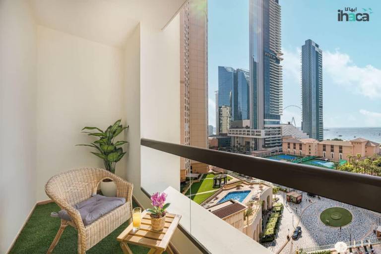 Luxury Boho 1BR with Full Sea & Ain Dubai View — photo 5