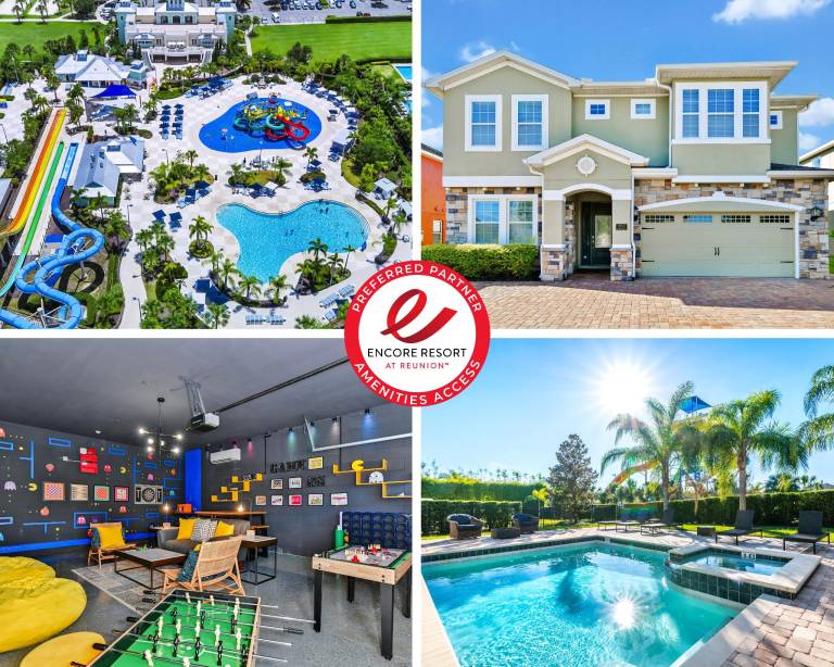Marvelous Home near Disney with Private Pool and Waterpark & Resort Access at Encore Resorts Reunion - 250CL in Osceola, FL