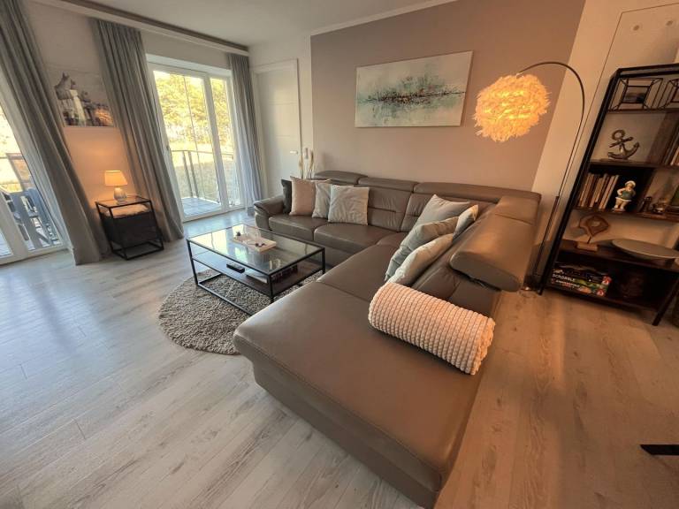 FeWo Strandloft: Moderne 93m² Strandwohnung mit Meerblick-Balkon & Infrarotsauna — photo 5