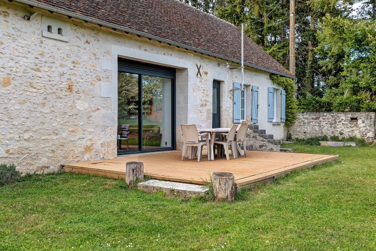 House with BBQ, garden & terrace | Garden view in Loches