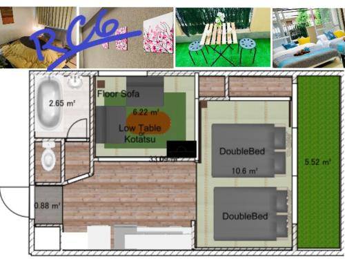 35 m² Ferienwohnung
