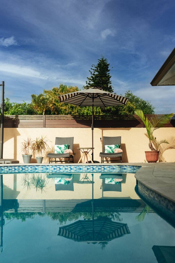 Vacation home with private pool, barbecue & terrace | Garden view — photo 2