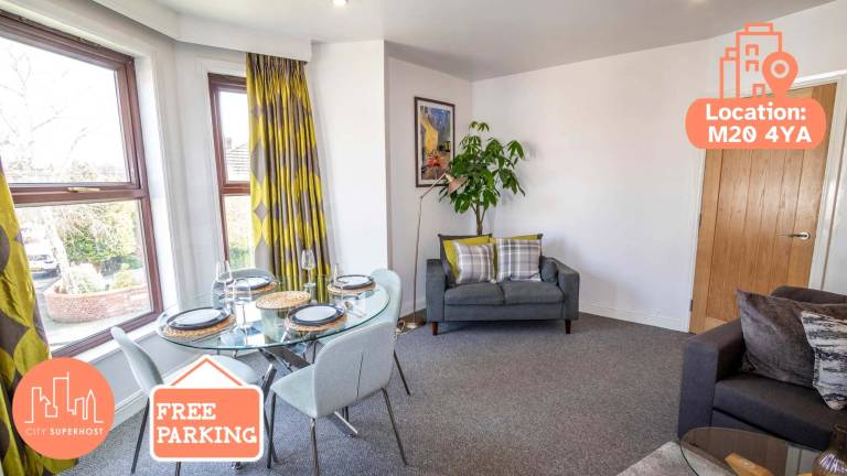 Stunning Didsbury Apartment by City SuperHost