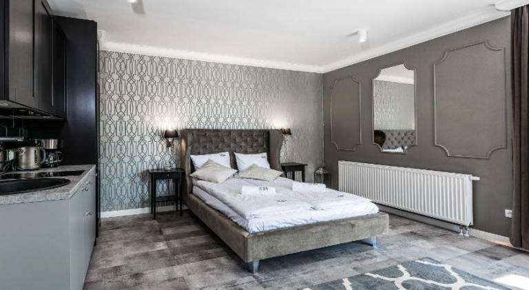 Serviced apartment with terrace & yard in Sopot