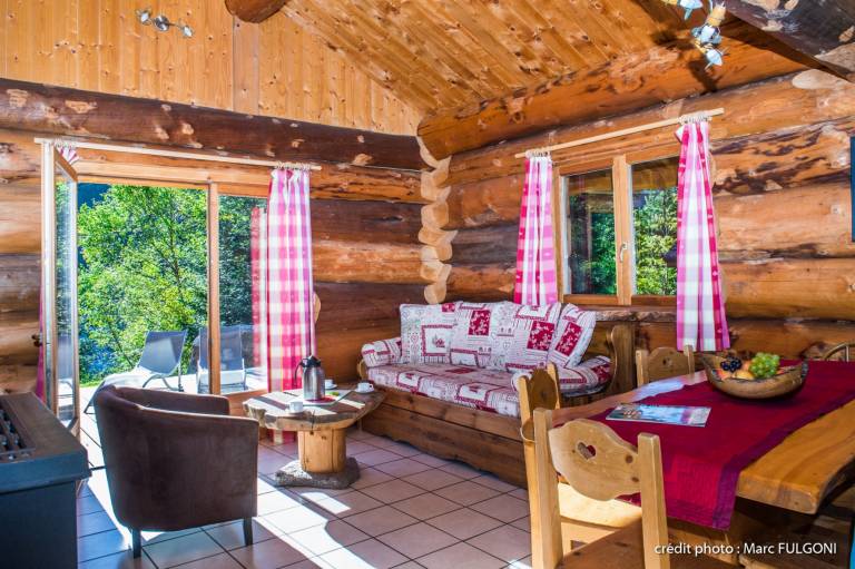 Magnifique chalet rondins de 65 m² à La Bresse, calme, terrasse plein sud, pmr — photo 2