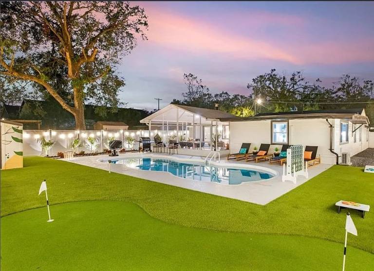 Tampa Retreat with Heated Pool & Mini Golf