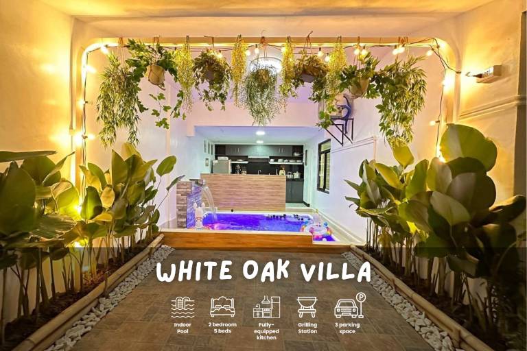 Pet Friendly 2BR Villa with Indoor Pool near Clark in Angeles City