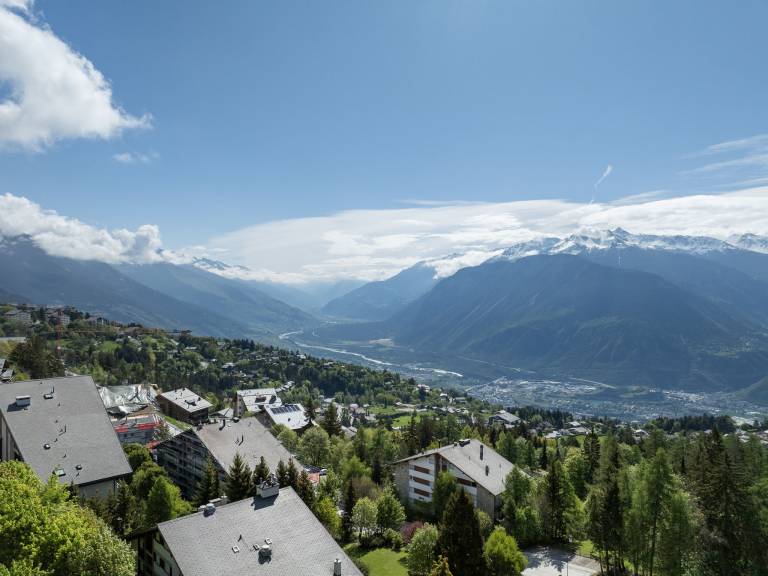 Ferienwohnung mit Hund in Crans-Montana f&uuml;r max. 2 Personen