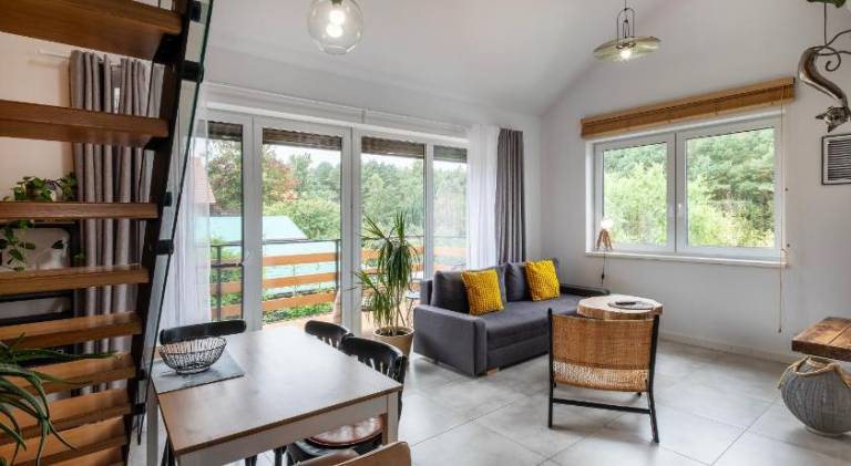 Holiday apartment with grill, terrace & sauna in Wladyslawowo