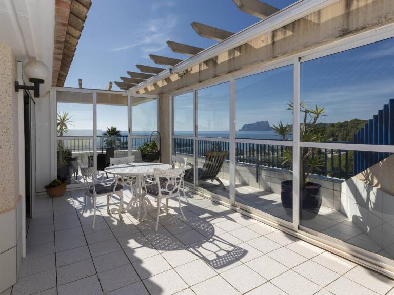 Penthouse 2BR in Central Moraira, Panoramic Sea Views, 150m from Beach, Terrace, WiFi, Parking — photo 5