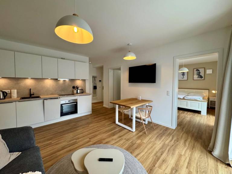 Ferienwohnung in Haffkrug nahe Strand mit Terrasse und Parkplatz in Scharbeutz