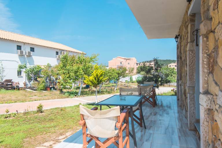 'Mirage Arillas Studio Type B11' with Sea View, Shared Pool & Wi-Fi in Corfu