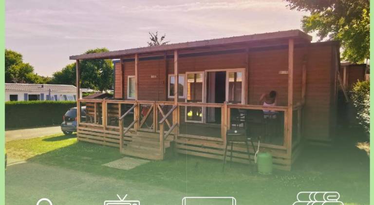 Houlgate - 045 - Mobilhome PREMIUM 3 chambres 6 personnes tout confort Camping 5 etoiles in Cabourg
