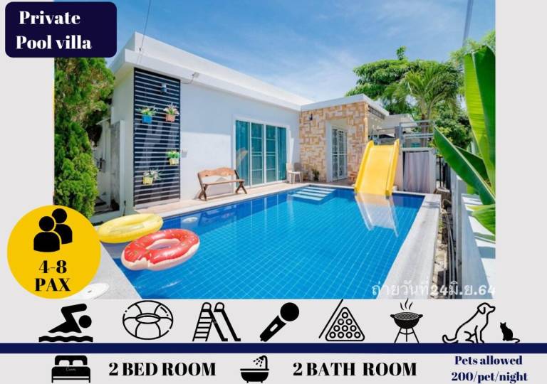 Charming villa | Pets are welcome in Hua Hin