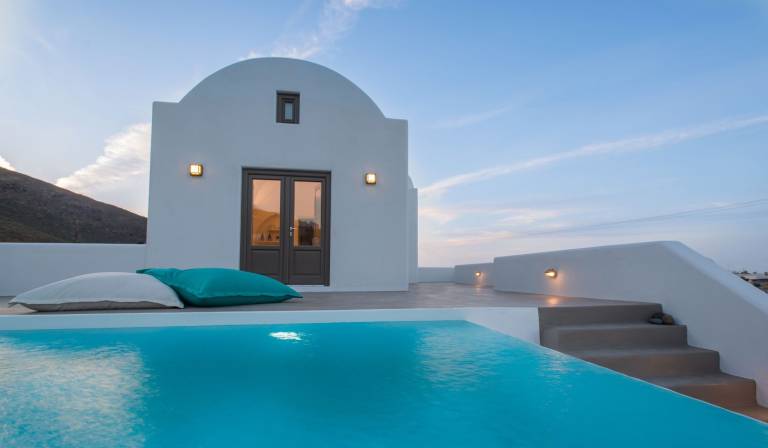 Luxury Santorini Villa Villa Pori Blanca Master
