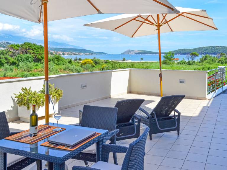 Ferienwohnung in Banjol, Rab Insel , Kroatien für max. 3 Gäste