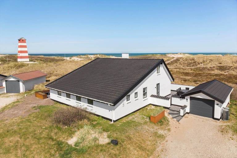 Ferienhaus mit Hund in Vorupør, Sønder Vorupør für max. 10 Personen