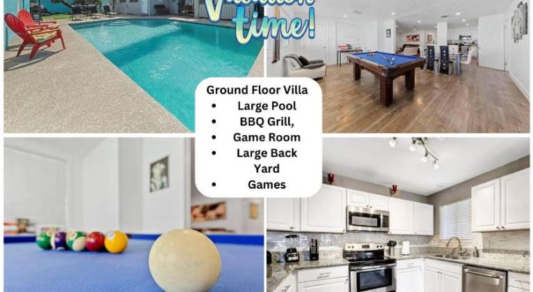 Fully equipped wonderful vacation home with yard, private pool & barbecue | Good for workation | Pets are welcome in Vega, CA
