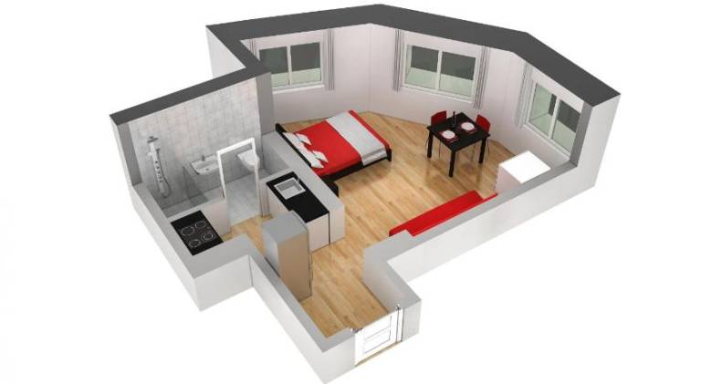 40 m² Ferienwohnung