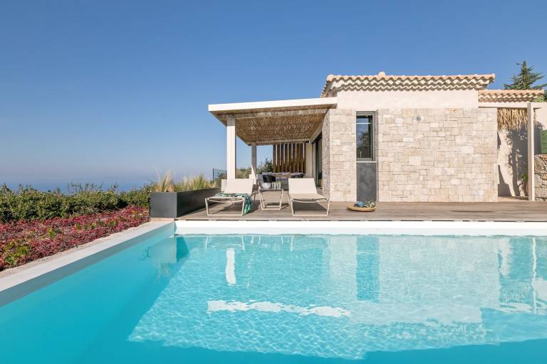 Great Lefkada Villa 1 Bedroom Villa Nikinara Stunning Sea Views — photo 3