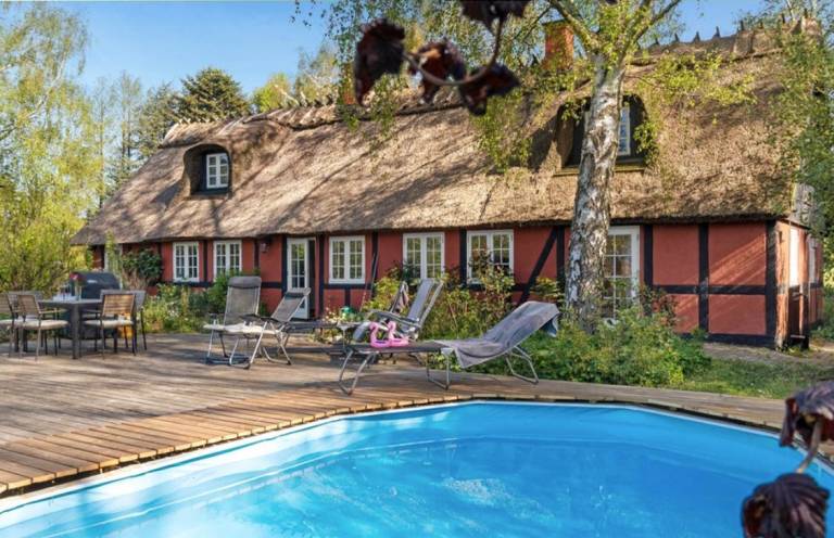 Ferienhaus mit Hund in Lundby, Ostsee, Dänemark