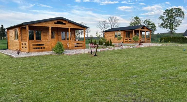 Nice lodge with yard, sauna & patio | Pets are welcome in Ostróda